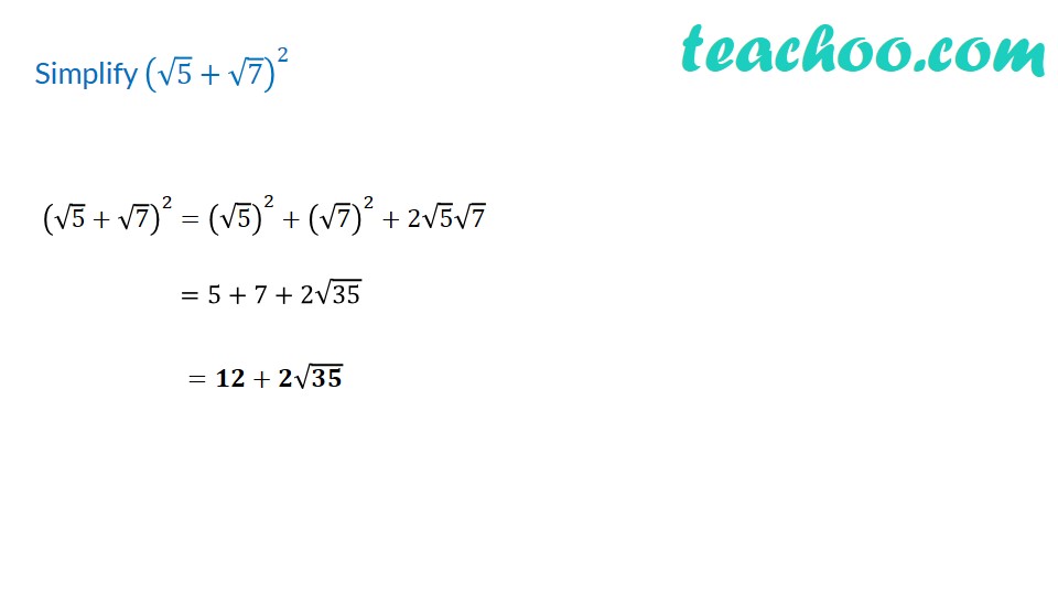 Simplify 5 7 2 With Video Chapter 1 Class 9 Maths Teachoo