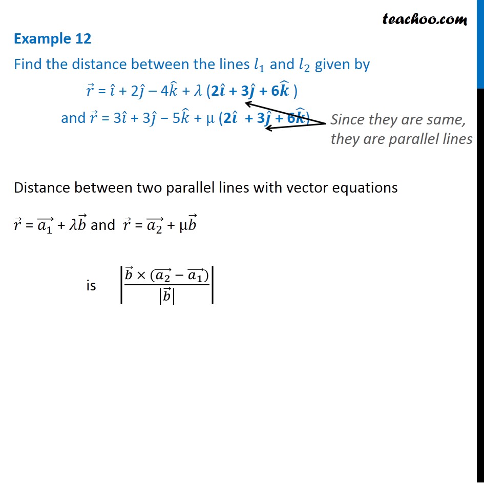 example-10-class-12-chapter-11-find-distance-between-lines