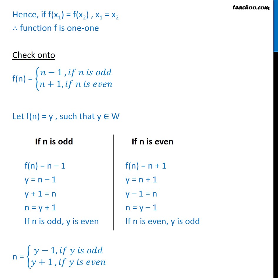 Misc 2  - Chapter 1 Class 12 Relation and Functions - Part 7