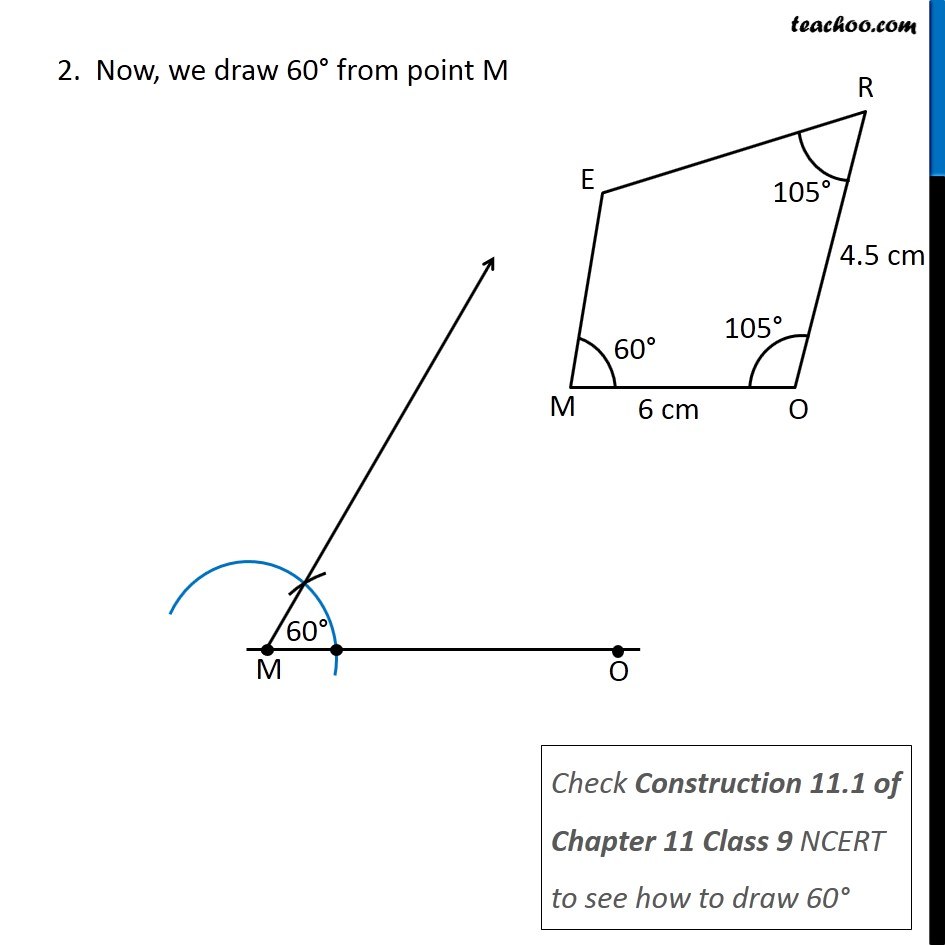 Ex 4.3, 1 (i) - Chapter 4 Class 8 Practical Geometry - Part 3