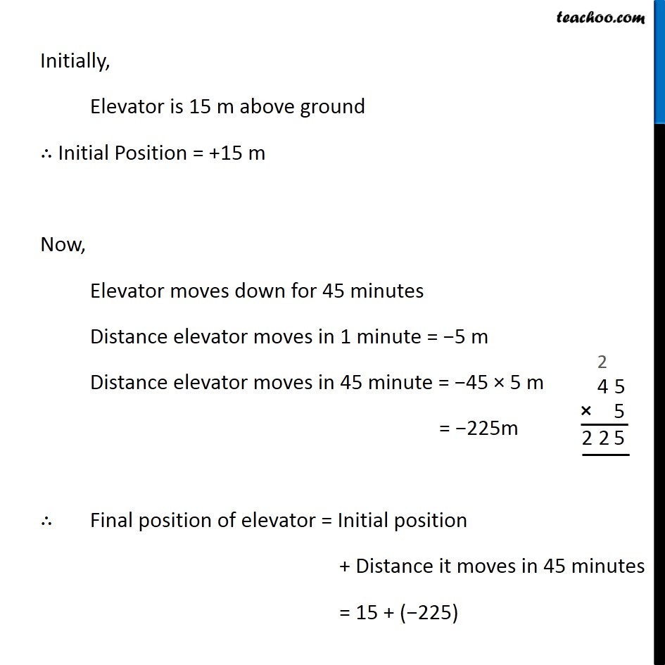 Example 5 - Chapter 1 Class 7 Integers - Part 4