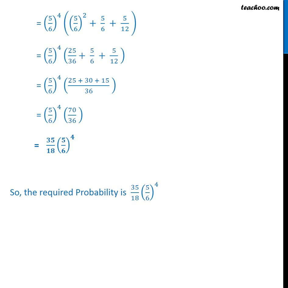 Ex 13.5, 12 - Chapter 13 Class 12 Probability - Part 3