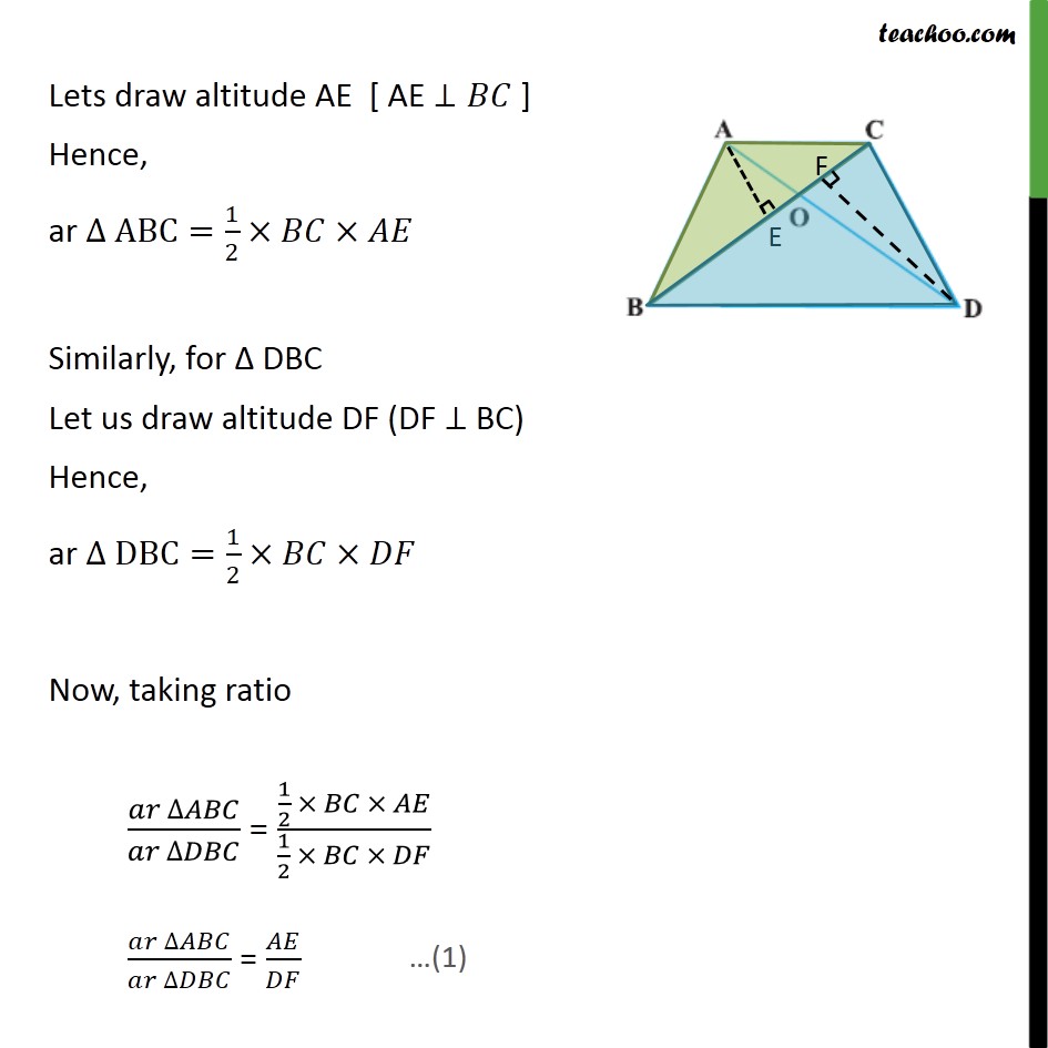Ex 6.4, 3 - Chapter 6 Class 10 Triangles - Part 2