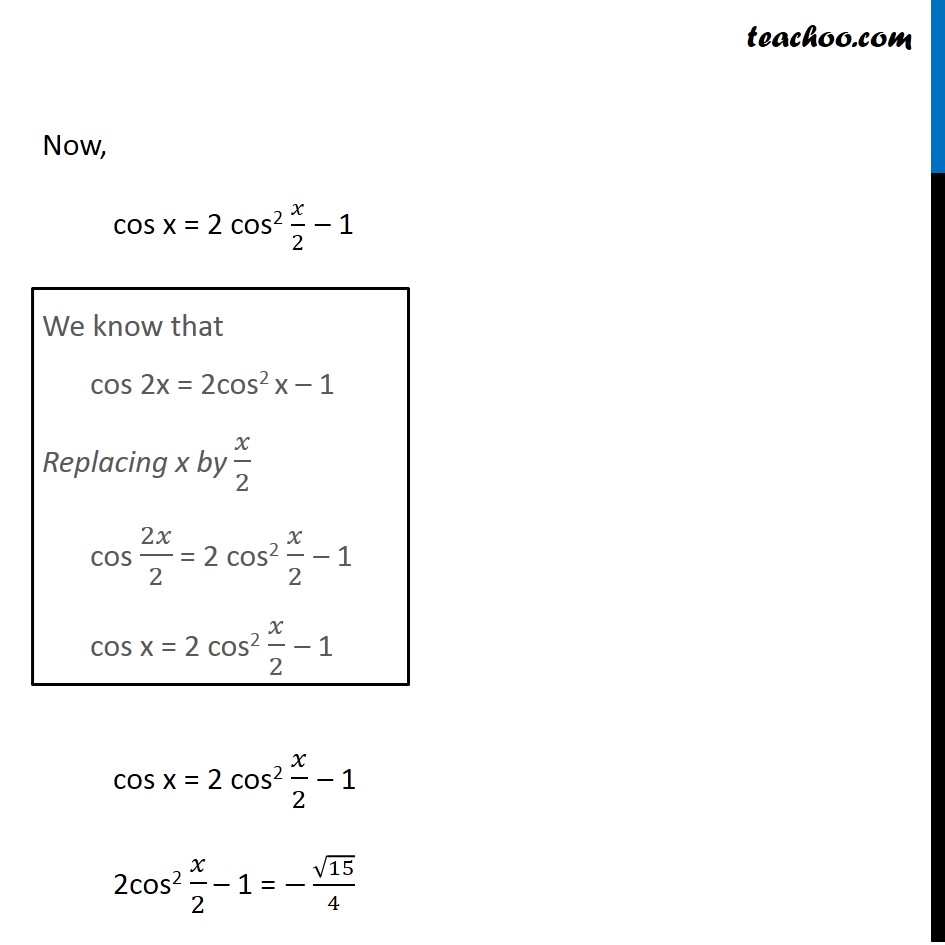 Misc 10 - Chapter 3 Class 11 Trigonometric Functions - Part 5