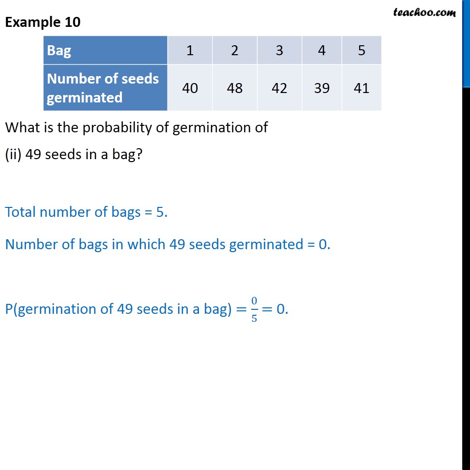 Example 10 - Chapter 15 Class 9 Probability - Part 2