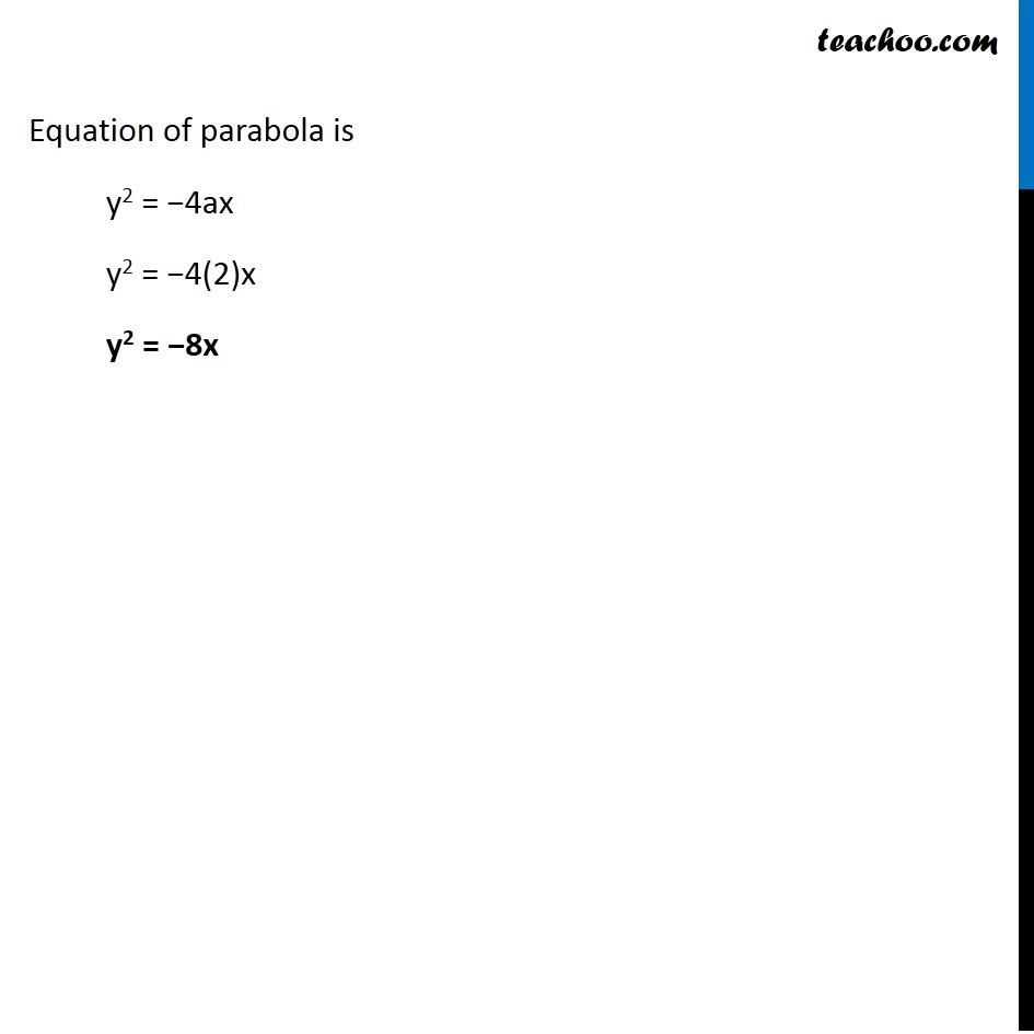 Ex 11.2,  10 - Chapter 11 Class 11 Conic Sections - Part 2