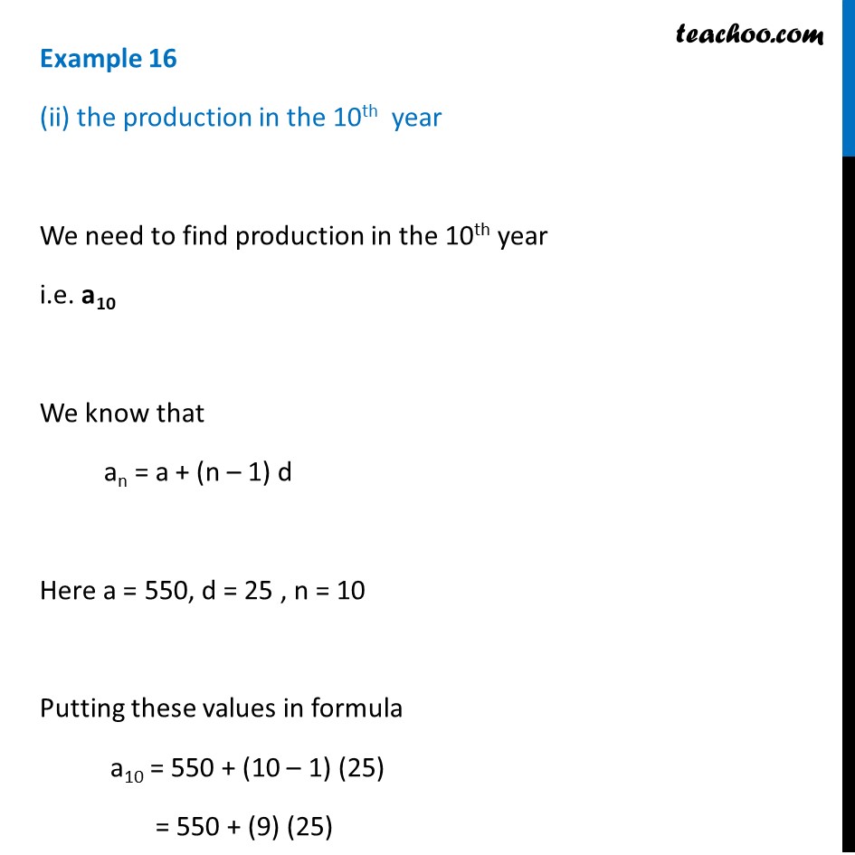 Example 16 - Chapter 5 Class 10 Arithmetic Progressions - Part 3