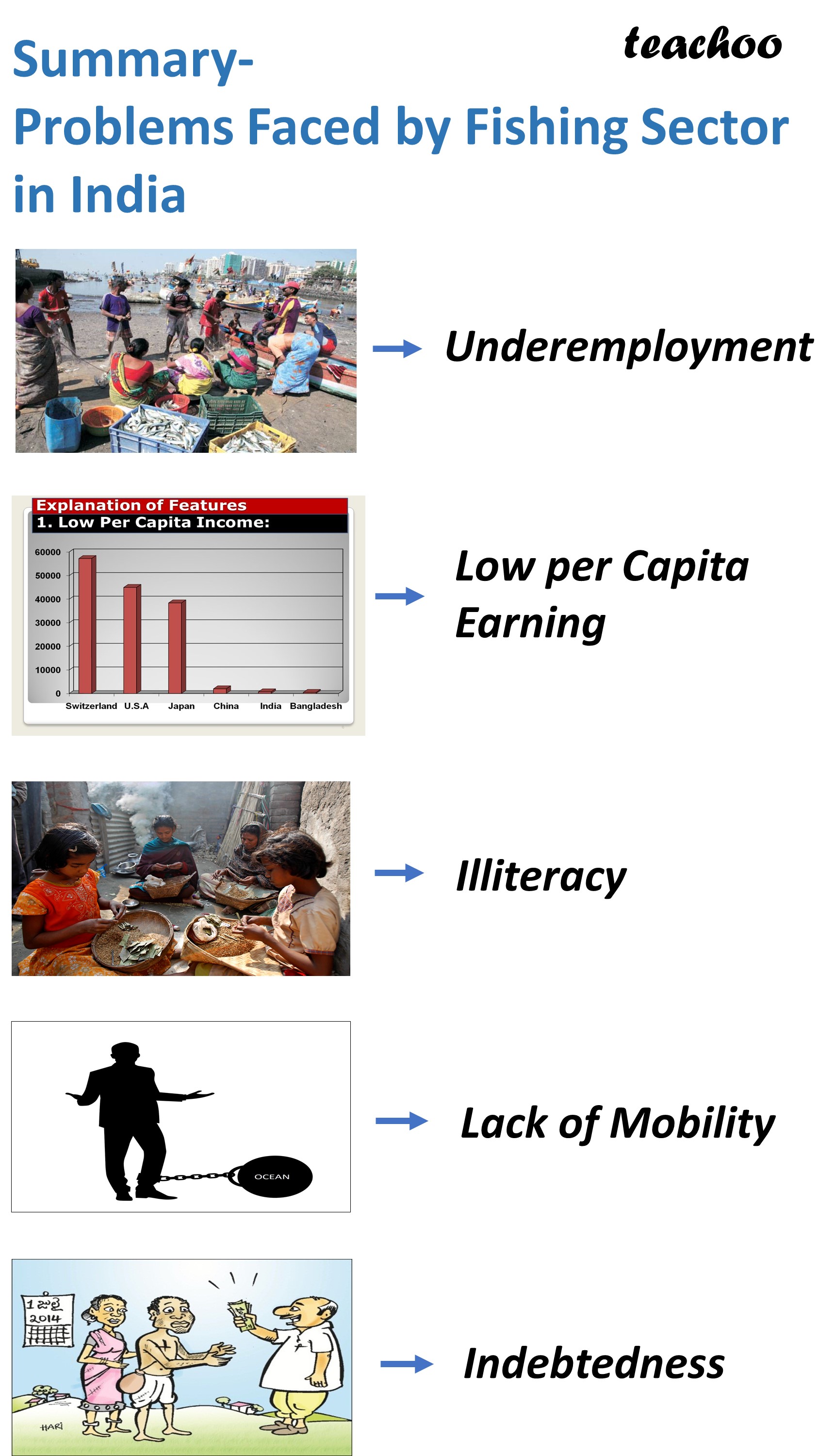 Summary-Problems Faced by Fishing Sector in India - Teachoo.JPG