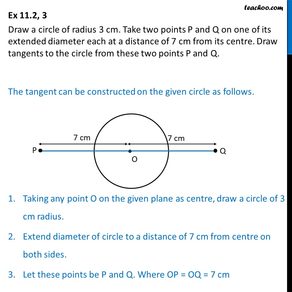 Ex Q In A Circle Of Radius Cm The Lengths Of Two Parallel The Best