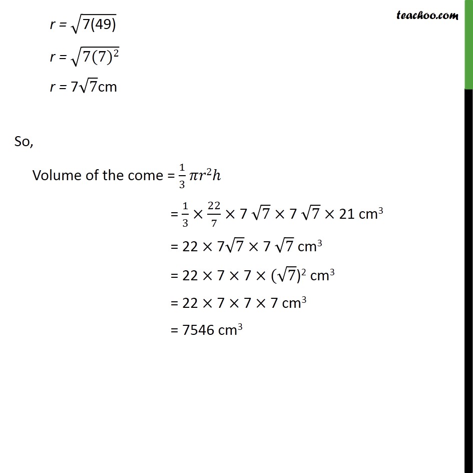 Example 15 - Chapter 13 Class 9 Surface Areas and Volumes - Part 2