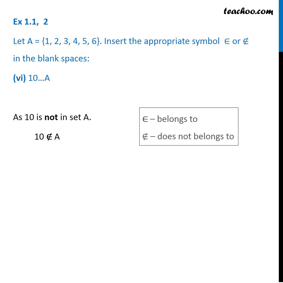 Ex 1.1, 2 - Chapter 1 Class 11 Sets - Part 6