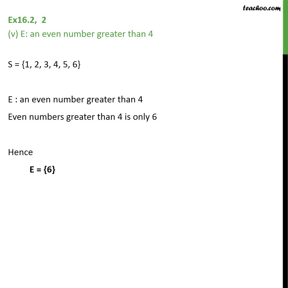 Ex 16.2, 2 - Chapter 16 Class 11 Probability - Part 5