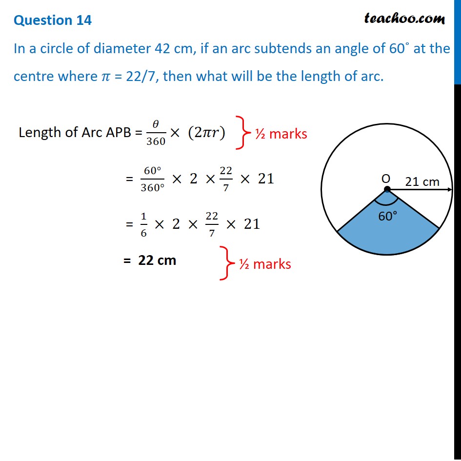 in-a-circle-of-diameter-42-cm-if-an-arc-subtends-an-angle-of-60-at