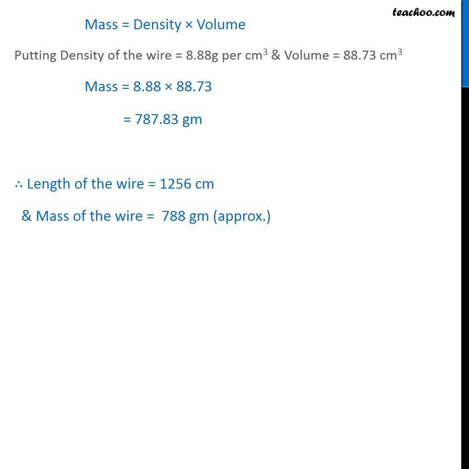 Ex 13.5, 1 (Optional) - Chapter 13 Class 10 Surface Areas and Volumes - Part 5