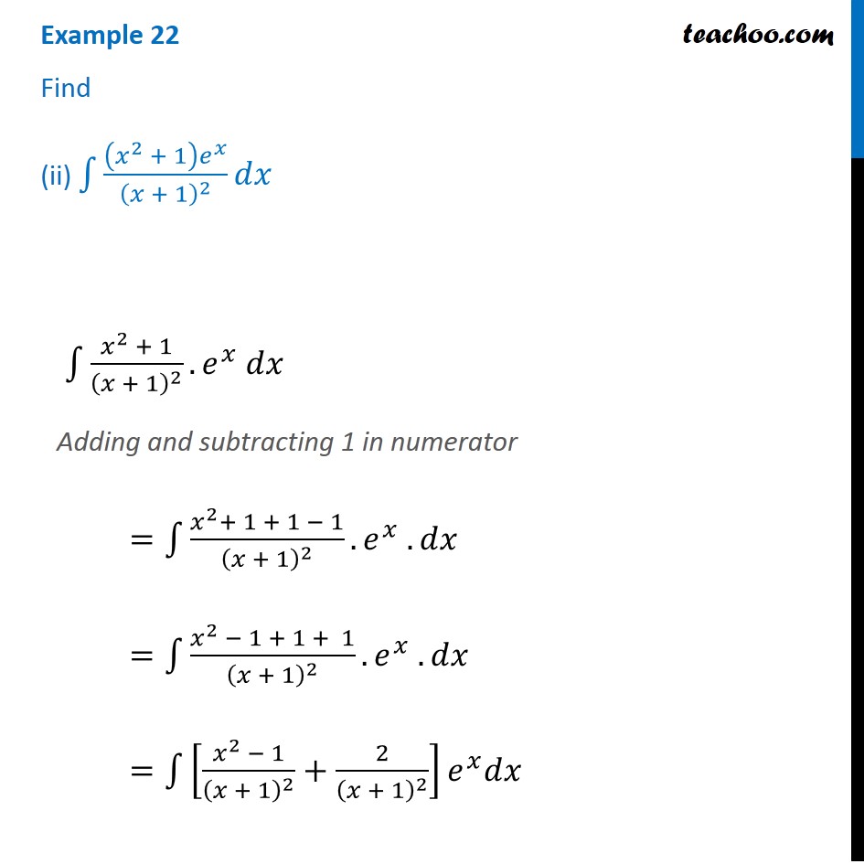 Example 22 - Chapter 7 Class 12 Integrals - Part 3