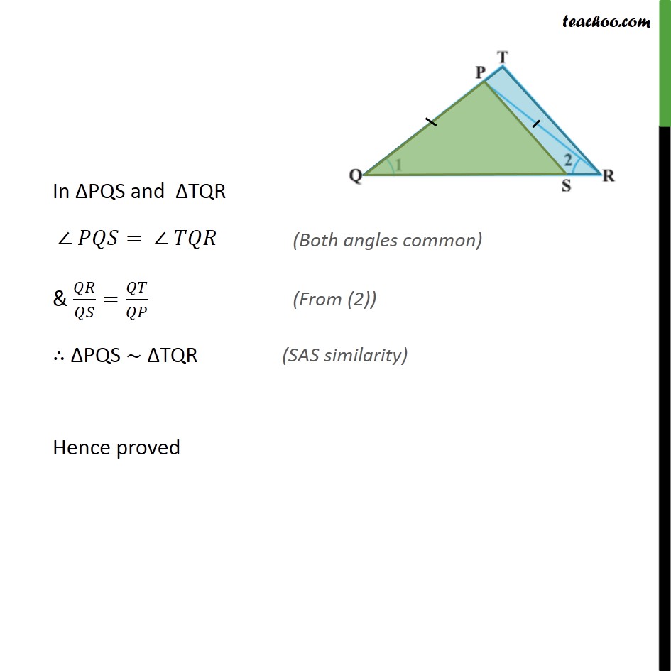 Ex 6.3, 4 - Chapter 6 Class 10 Triangles - Part 2