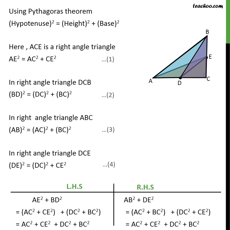 Ex 6.5, 13 - Chapter 6 Class 10 Triangles - Part 2
