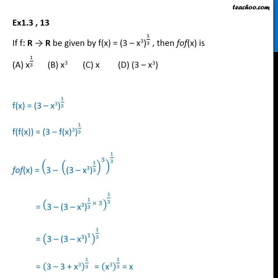 ex-1-3-13-f-x-3-x3-1-3-then-fof-x-is-a-x1-3