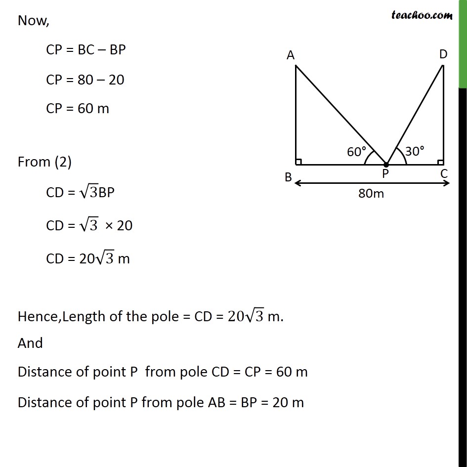 Ex 9.1, 10 - Chapter 9 Class 10 Some Applications of Trigonometry - Part 4
