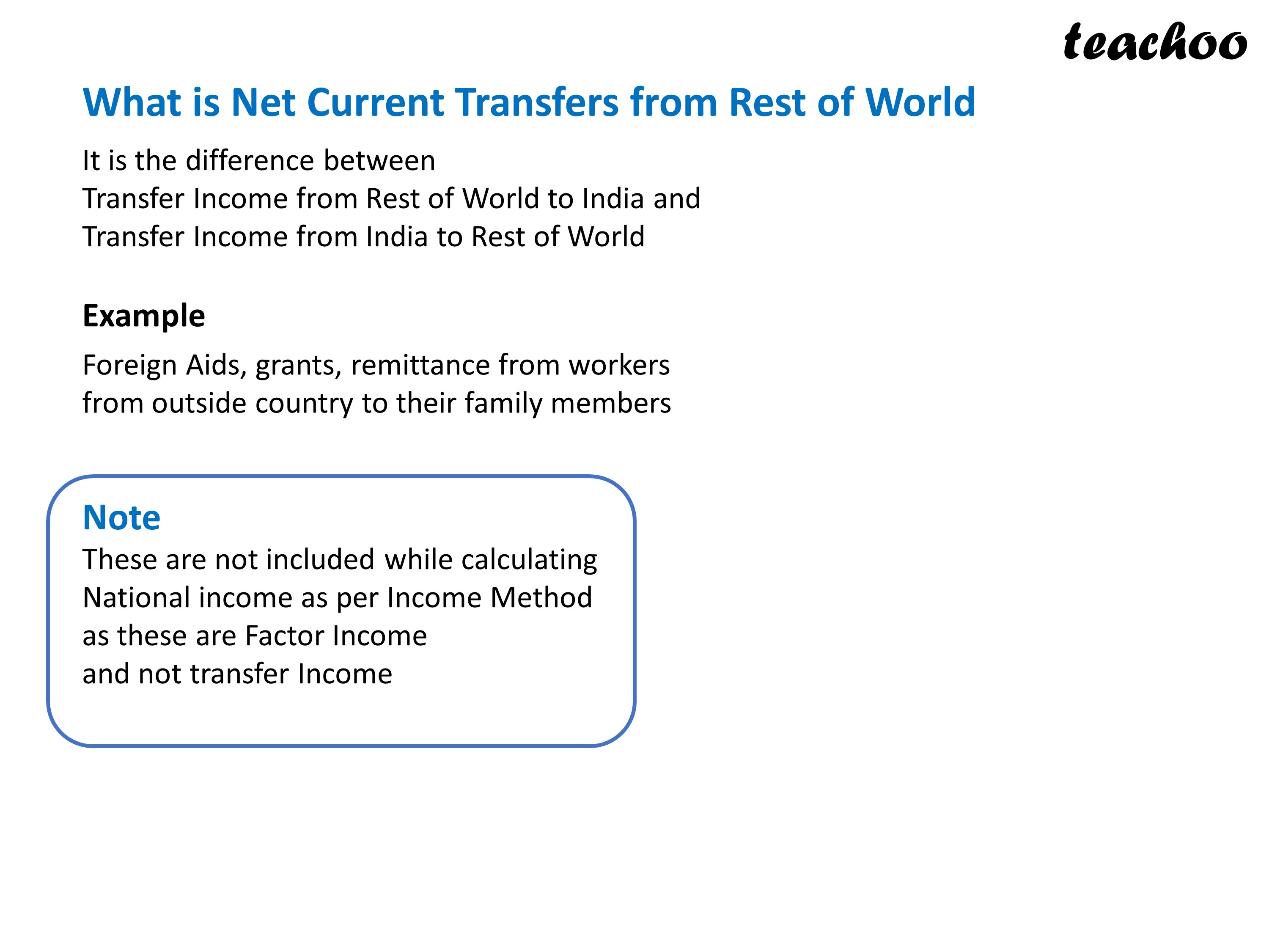 What is Net Current Transfers from Rest of World..JPG