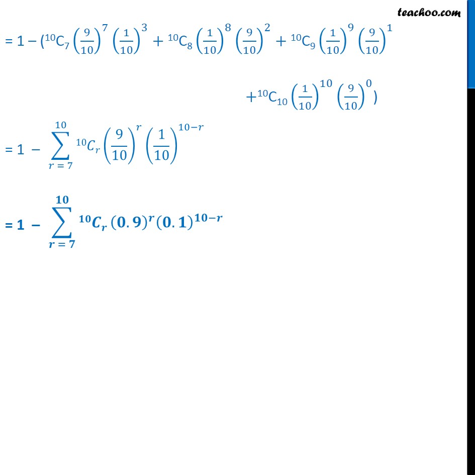 Misc 4 - Chapter 13 Class 12 Probability - Part 3