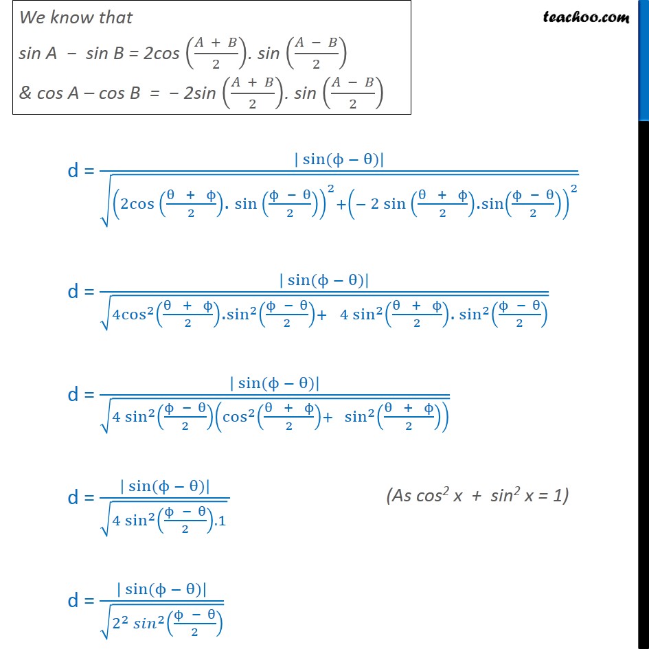 Misc 5 - Chapter 10 Class 11 Straight Lines - Part 5