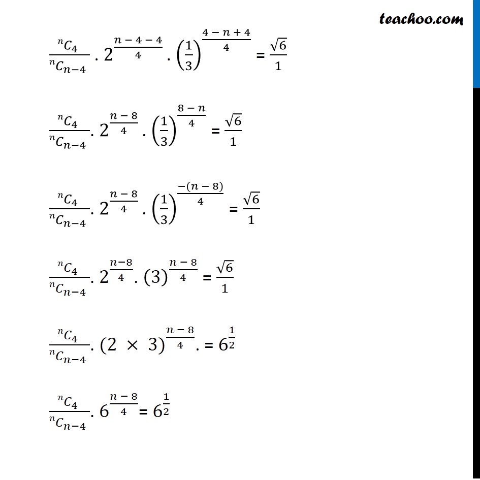 Misc  8 - Chapter 8 Class 11 Binomial Theorem - Part 6