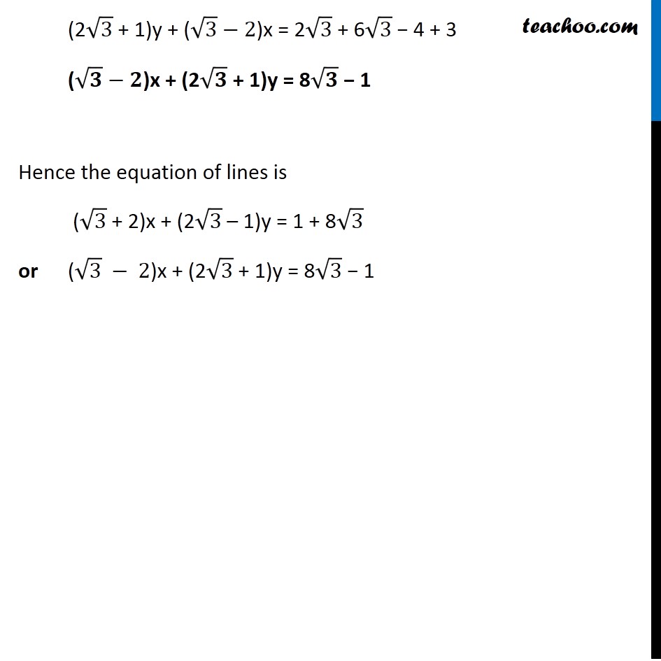 Ex 10.3, 12 - Chapter 10 Class 11 Straight Lines - Part 5