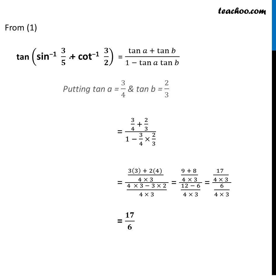 Ex 2.2, 18 - Chapter 2 Class 12 Inverse Trigonometric Functions - Part 3