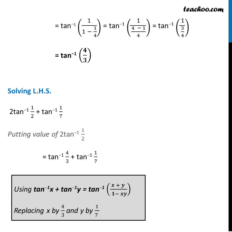 Ex 2.2, 4 - Chapter 2 Class 12 Inverse Trigonometric Functions - Part 2