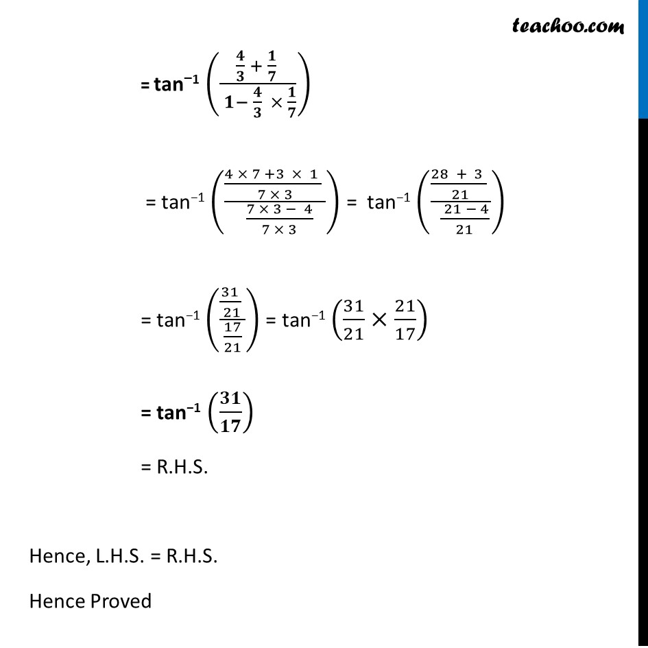 Ex 2.2, 4 - Chapter 2 Class 12 Inverse Trigonometric Functions - Part 3