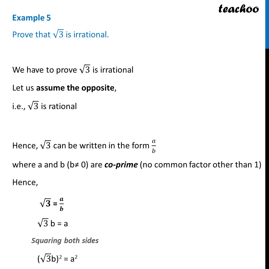 How Do You Prove 3 2 Is Irrational