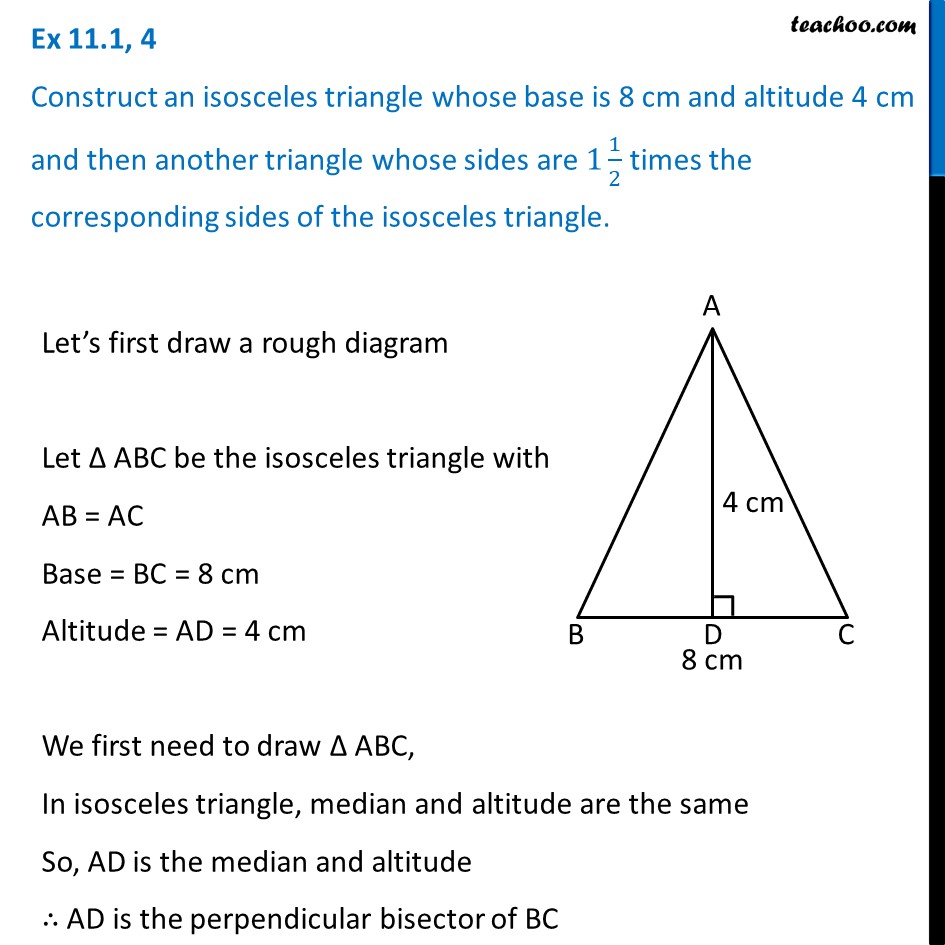 questions on finding altitude geometry