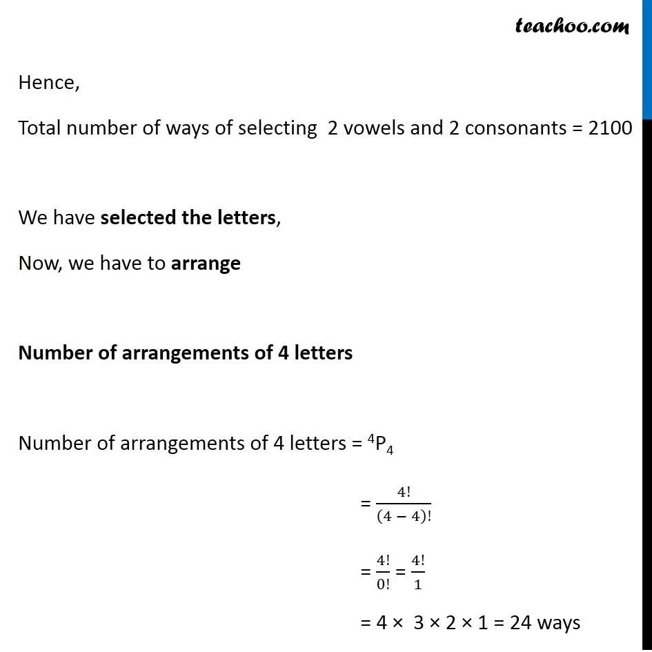 Misc 6 - Chapter 7 Class 11 Permutations and Combinations - Part 2