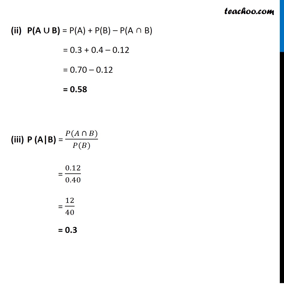 Ex 13.2, 8 - Chapter 13 Class 12 Probability - Part 2