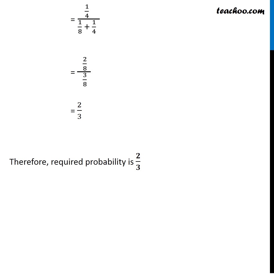 Ex 13.3, 2 - Chapter 13 Class 12 Probability - Part 3