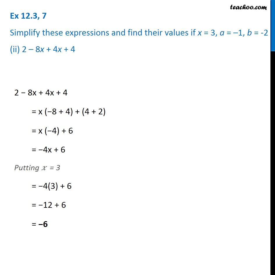 simplify-2-8x-4x-4-find-the-value-if-x-3-a-1-b-2