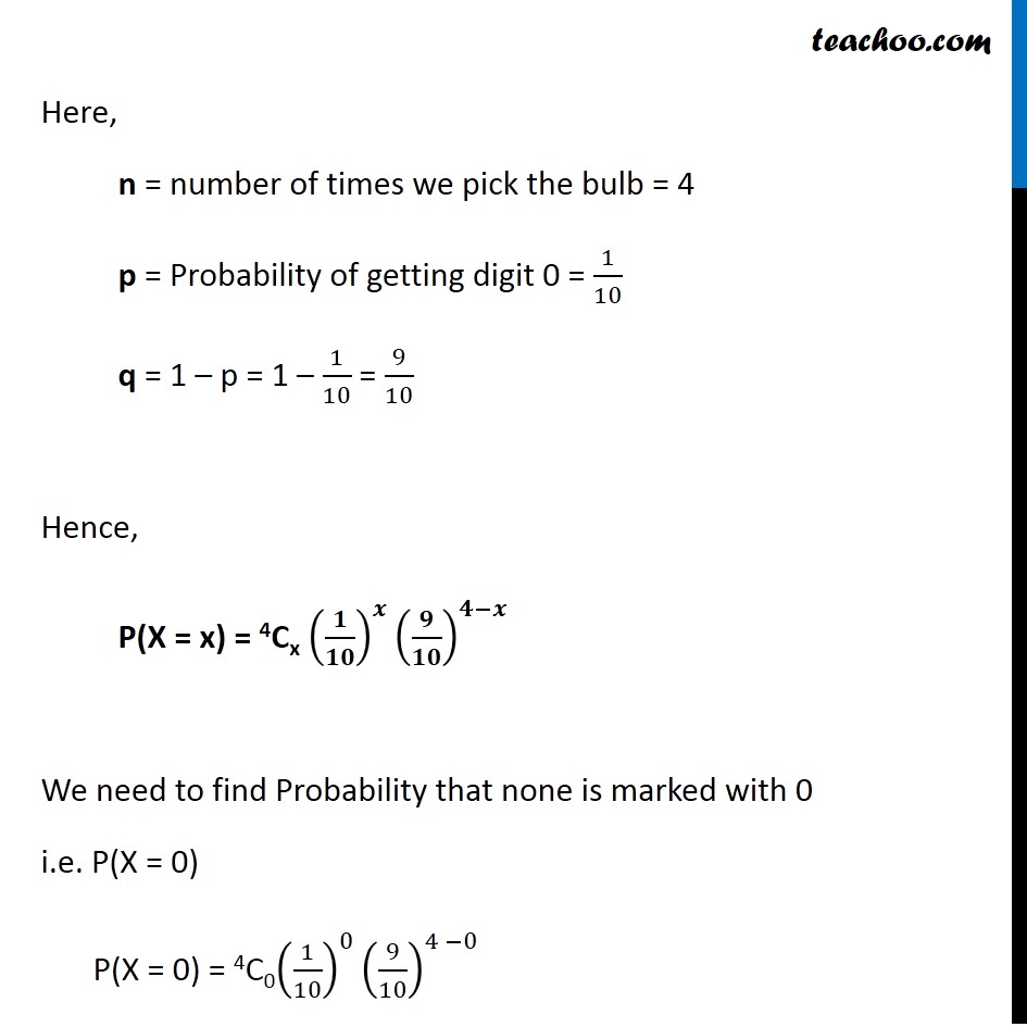Ex 13.5, 6 - Chapter 13 Class 12 Probability - Part 2