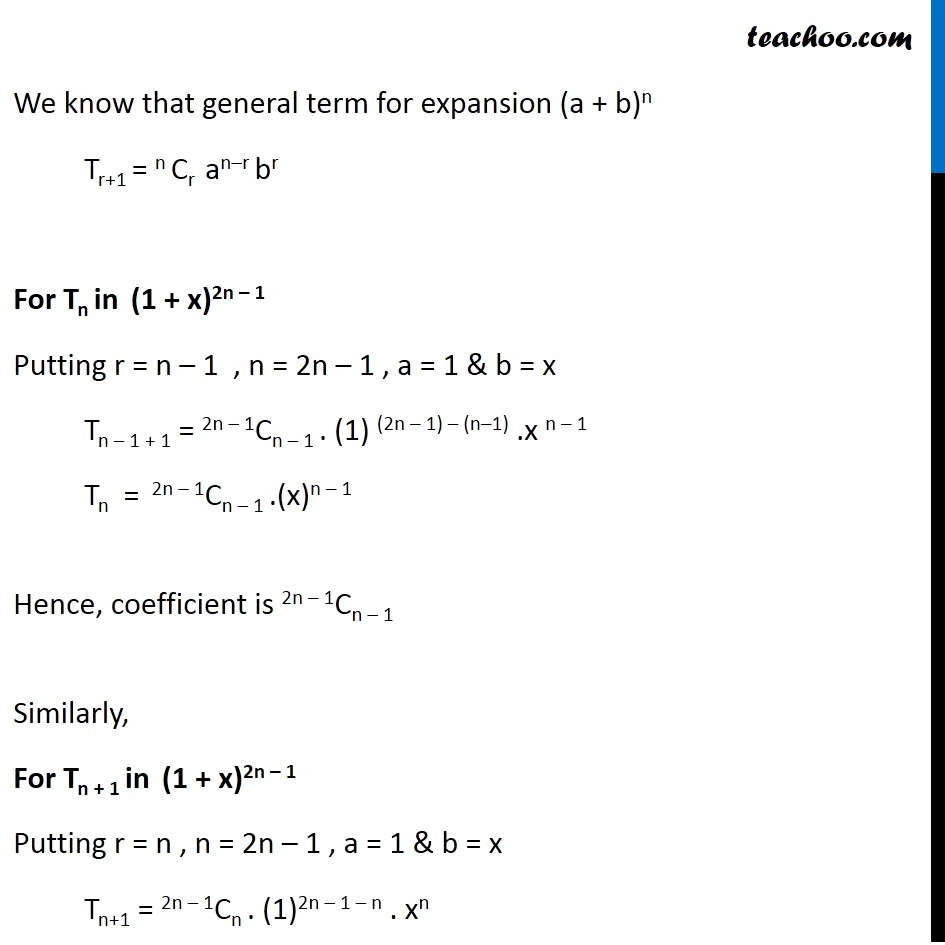 Example 12 - Chapter 8 Class 11 Binomial Theorem - Part 3