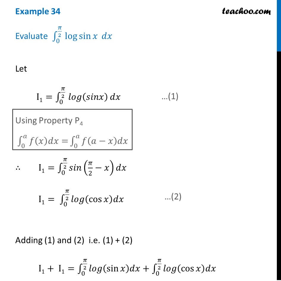 example-34-integration-of-log-sin-x-from-0-to-pi-2-teachoo