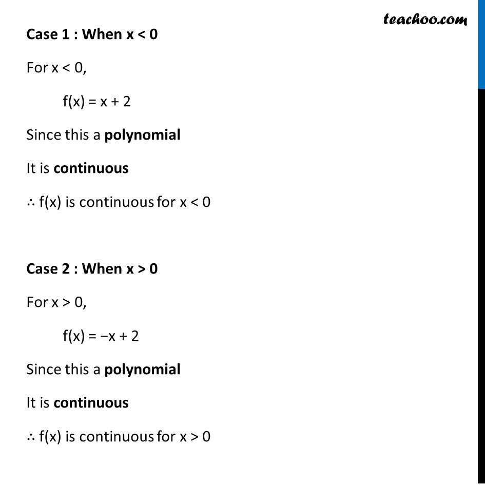 Example 12 - Chapter 5 Class 12 Continuity and Differentiability - Part 2