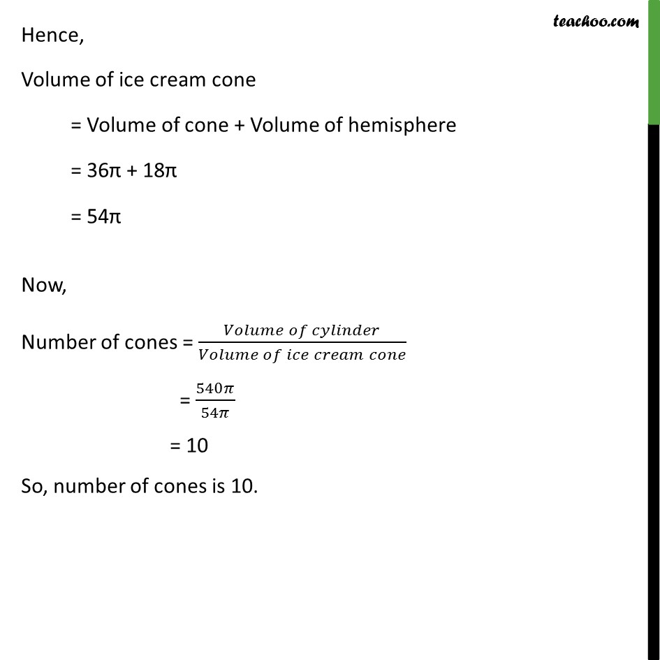 Ex 13.3, 5 - Chapter 13 Class 10 Surface Areas and Volumes - Part 4