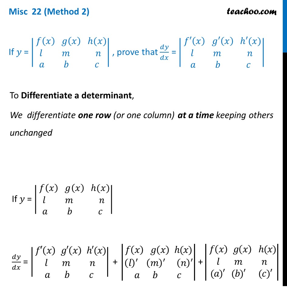 Misc  22 - Chapter 5 Class 12 Continuity and Differentiability - Part 4