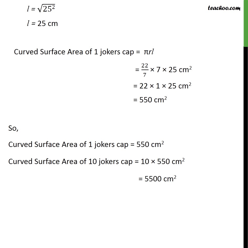 Ex 13.3, 7 - Chapter 13 Class 9 Surface Areas and Volumes - Part 2