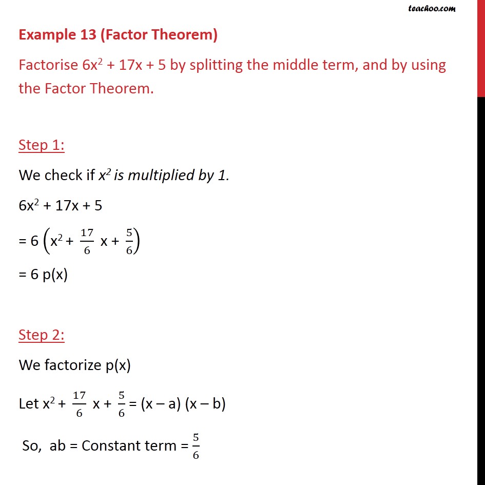 Example 13 - Chapter 2 Class 9 Polynomials - Part 2
