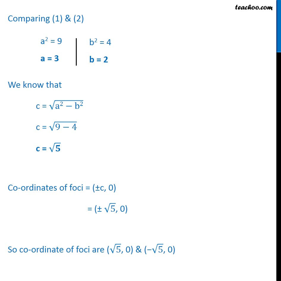 Ex 11.3,  9 - Chapter 11 Class 11 Conic Sections - Part 2