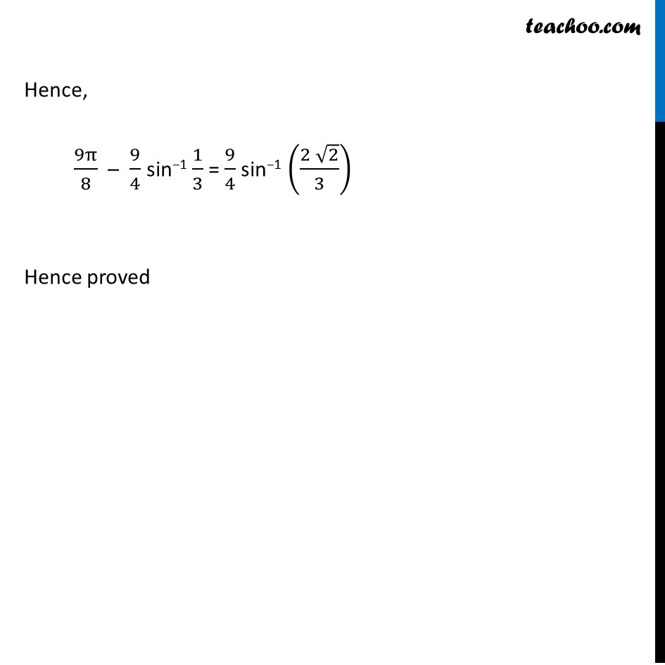 Misc 12 - Chapter 2 Class 12 Inverse Trigonometric Functions - Part 4