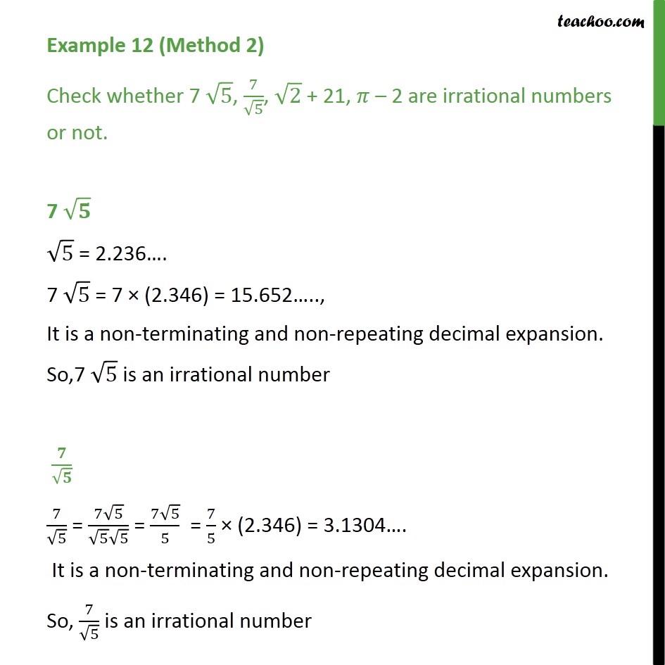 Example 12 - Chapter 1 Class 9 Number Systems - Part 4