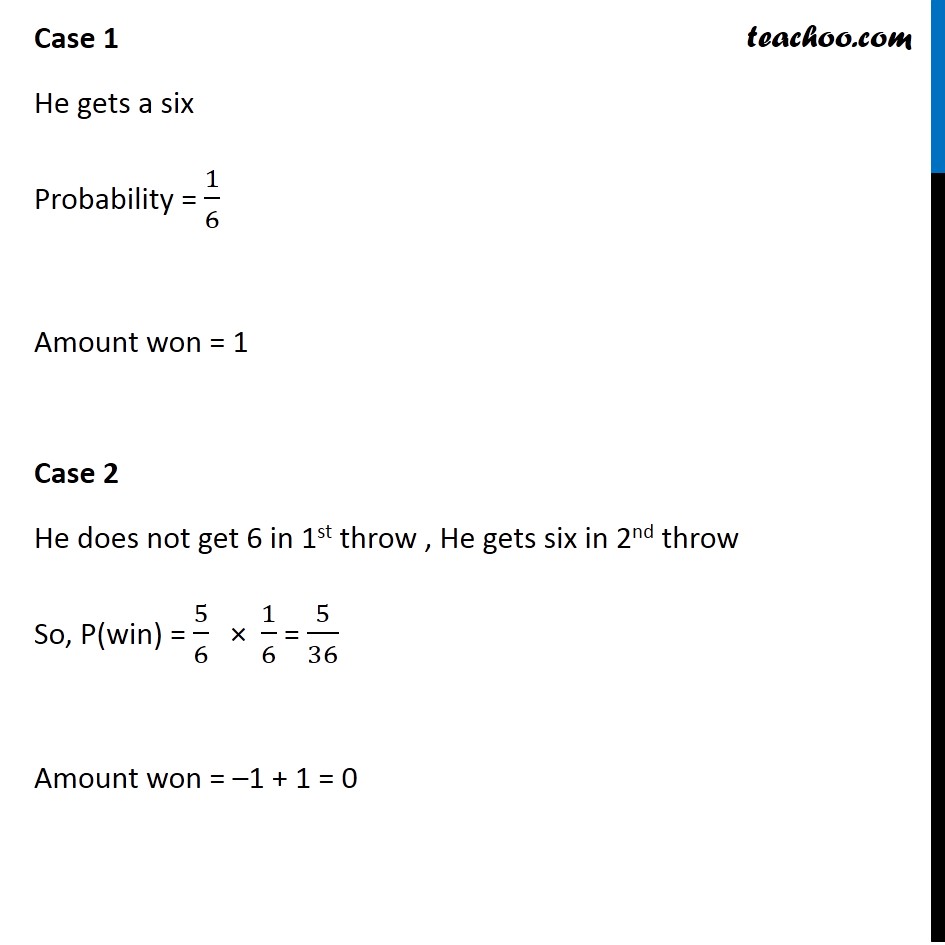 Misc 11 - Chapter 13 Class 12 Probability - Part 2