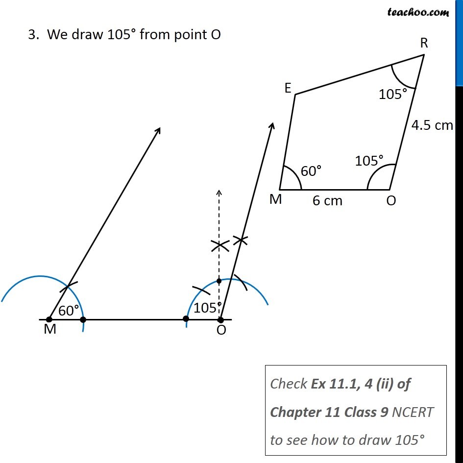 Ex 4.3, 1 (i) - Chapter 4 Class 8 Practical Geometry - Part 4